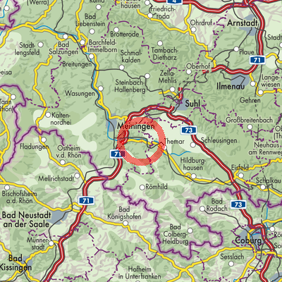 Landkarte Vachdorf
