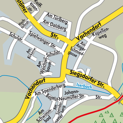 Stadtplan Vachendorf