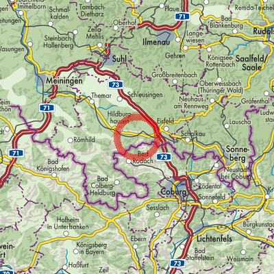 Landkarte Veilsdorf