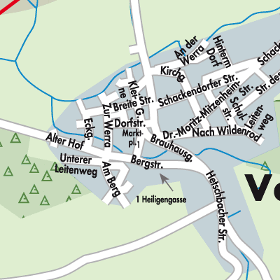 Stadtplan Veilsdorf