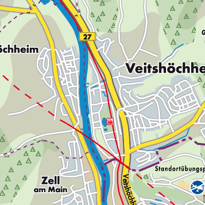 Übersichtsplan Veitshöchheim