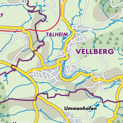Übersichtsplan Vellberg