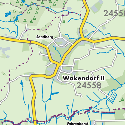 Übersichtsplan Wakendorf II