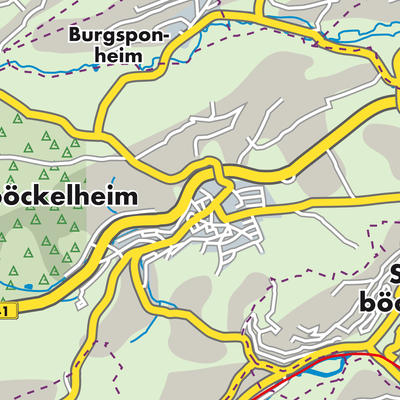 Übersichtsplan Waldböckelheim