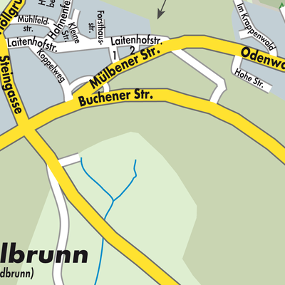 Stadtplan Waldbrunn
