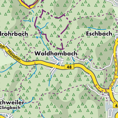 Übersichtsplan Waldhambach