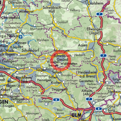 Landkarte Waldstetten