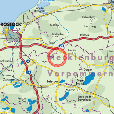 Landkarte Walkendorf