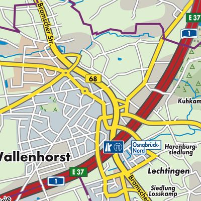 Übersichtsplan Wallenhorst