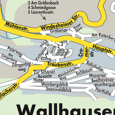Stadtplan Wallhausen