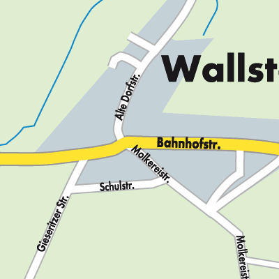 Stadtplan Wallstawe