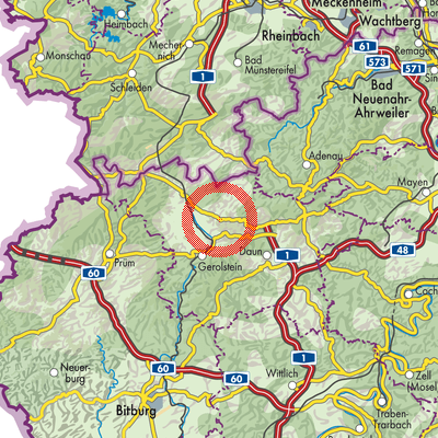 Landkarte Walsdorf
