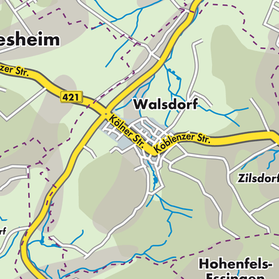 Übersichtsplan Walsdorf