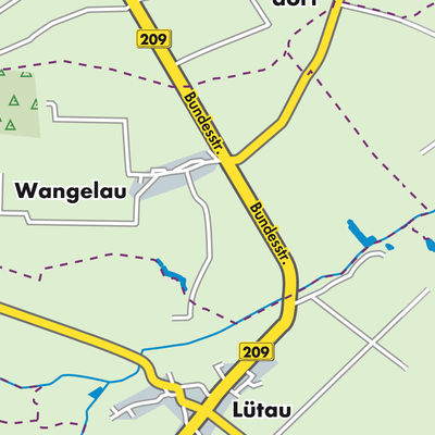 Übersichtsplan Wangelau