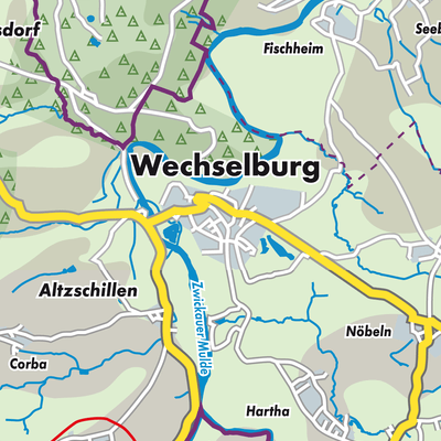 Übersichtsplan Wechselburg