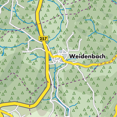 Übersichtsplan Weidenbach