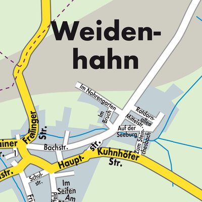 Stadtplan Weidenhahn