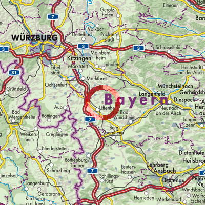 Landkarte Weigenheim