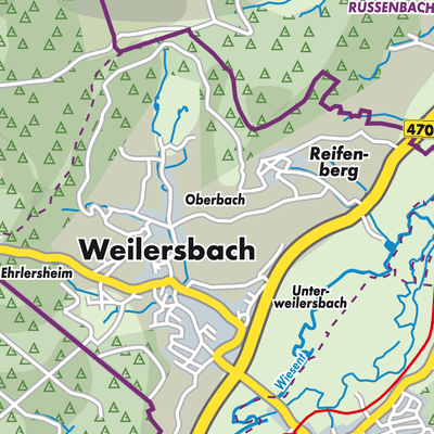 Übersichtsplan Weilersbach