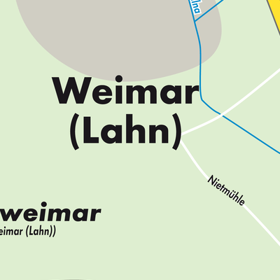 Stadtplan Weimar (Lahn)