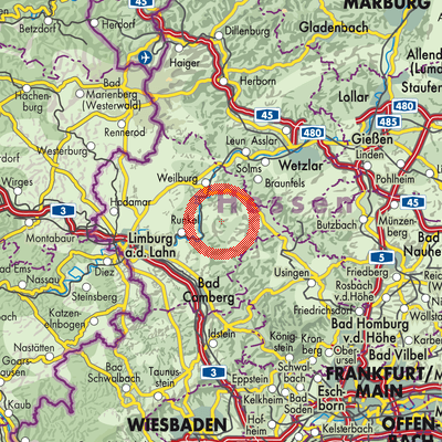Landkarte Weinbach