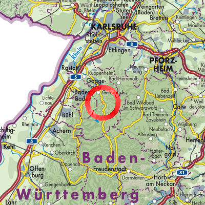 Landkarte Weisenbach
