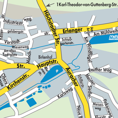 Stadtplan Weisendorf