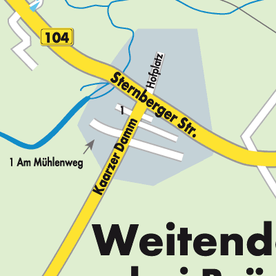 Stadtplan Weitendorf