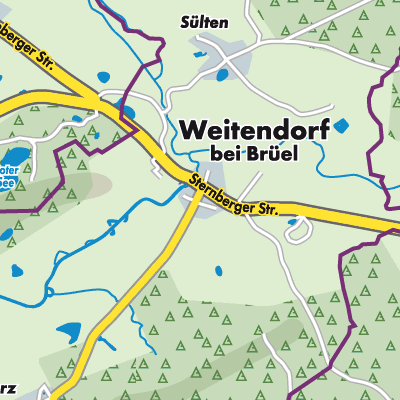Übersichtsplan Weitendorf