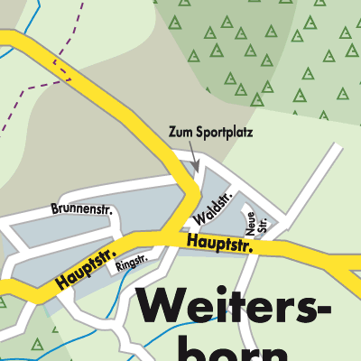 Stadtplan Weitersborn