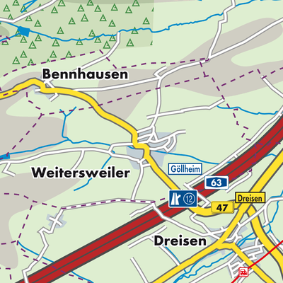Übersichtsplan Weitersweiler