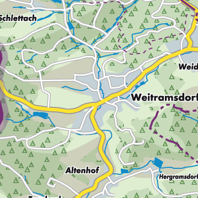 Übersichtsplan Weitramsdorf