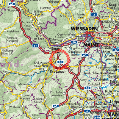 Landkarte Welgesheim