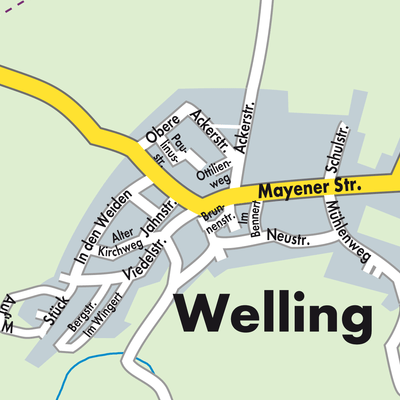 Stadtplan Welling