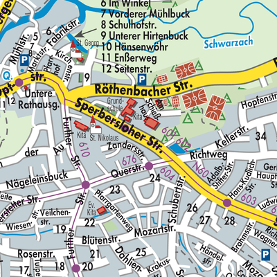 Stadtplan Wendelstein