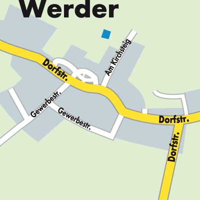 Stadtplan Werder
