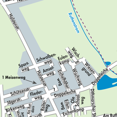 Stadtplan Wesseln