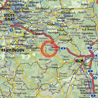 Landkarte Westerheim