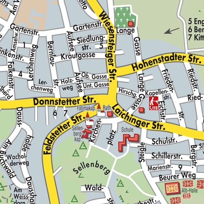 Stadtplan Westerheim