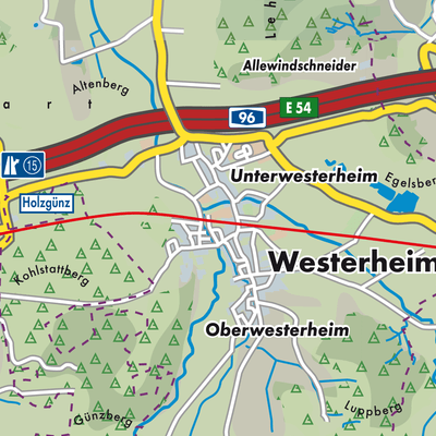 Übersichtsplan Westerheim
