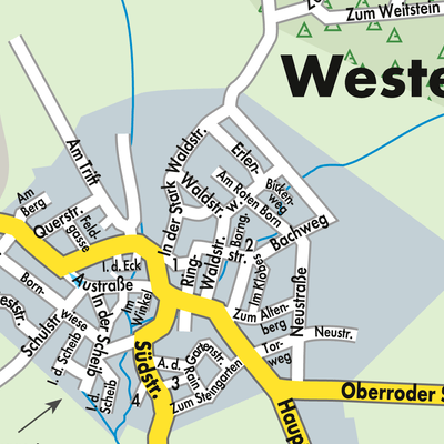 Stadtplan Westernohe