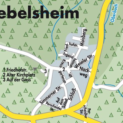 Stadtplan Wiebelsheim