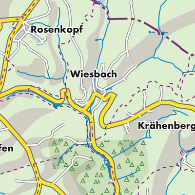 Übersichtsplan Wiesbach