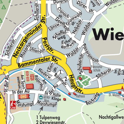 Stadtplan Wiesenbach