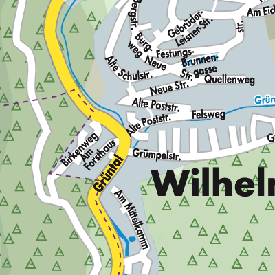 Stadtplan Wilhelmsthal