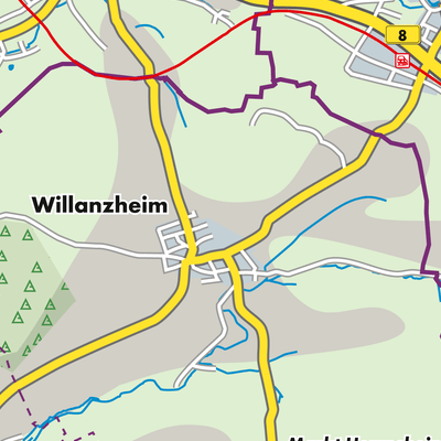 Übersichtsplan Willanzheim