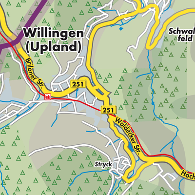 Übersichtsplan Willingen (Upland)