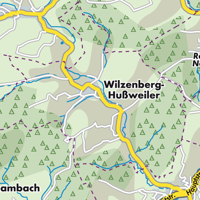 Übersichtsplan Wilzenberg-Hußweiler