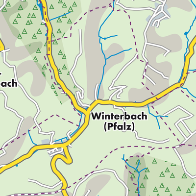 Übersichtsplan Winterbach (Pfalz)