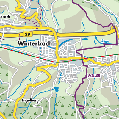 Übersichtsplan Winterbach
